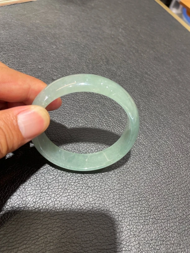 缅甸翡翠a货正圈58mm翡翠手镯