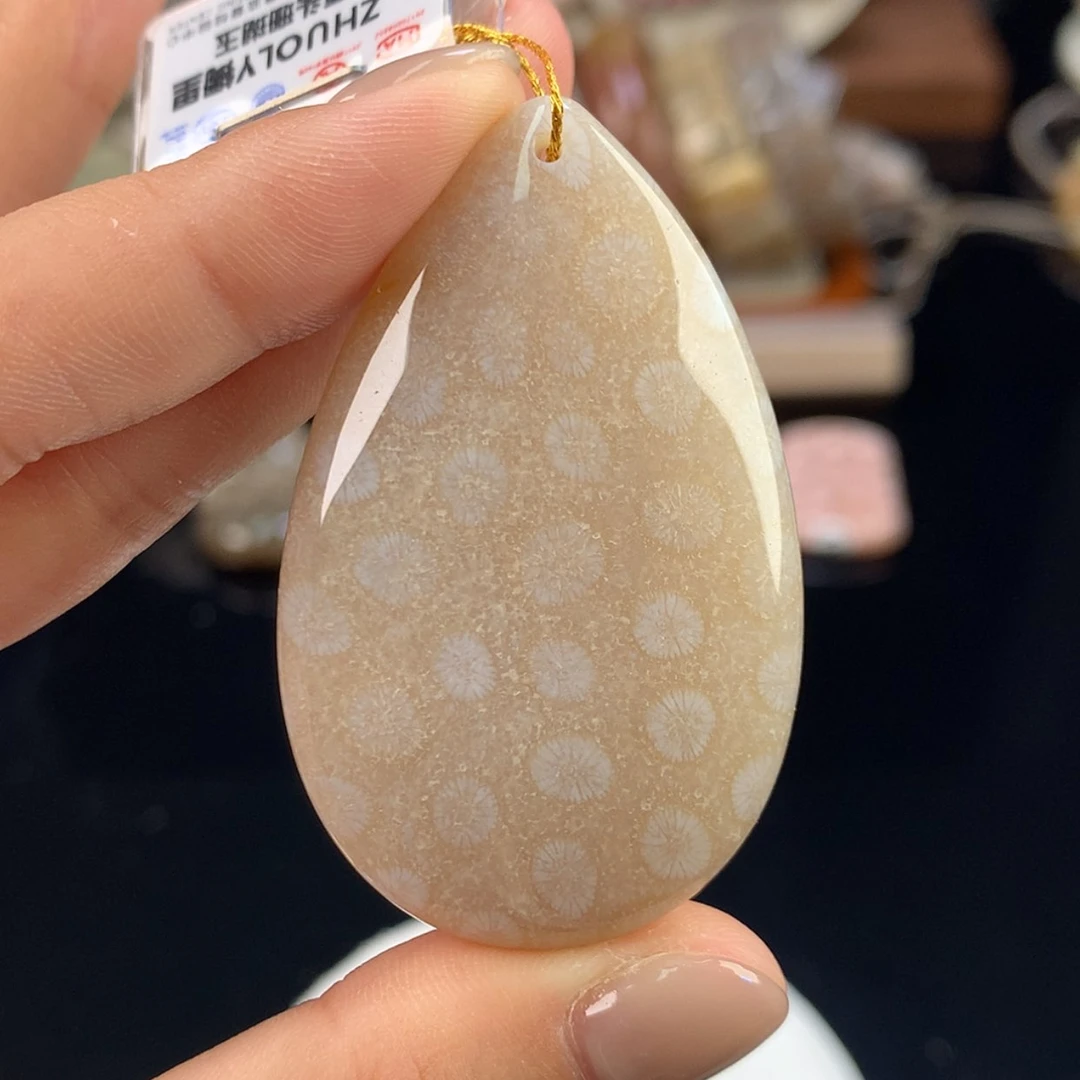 【闪购商品】硅化珊瑚（珊瑚玉）未镶嵌颈饰开播福利1号