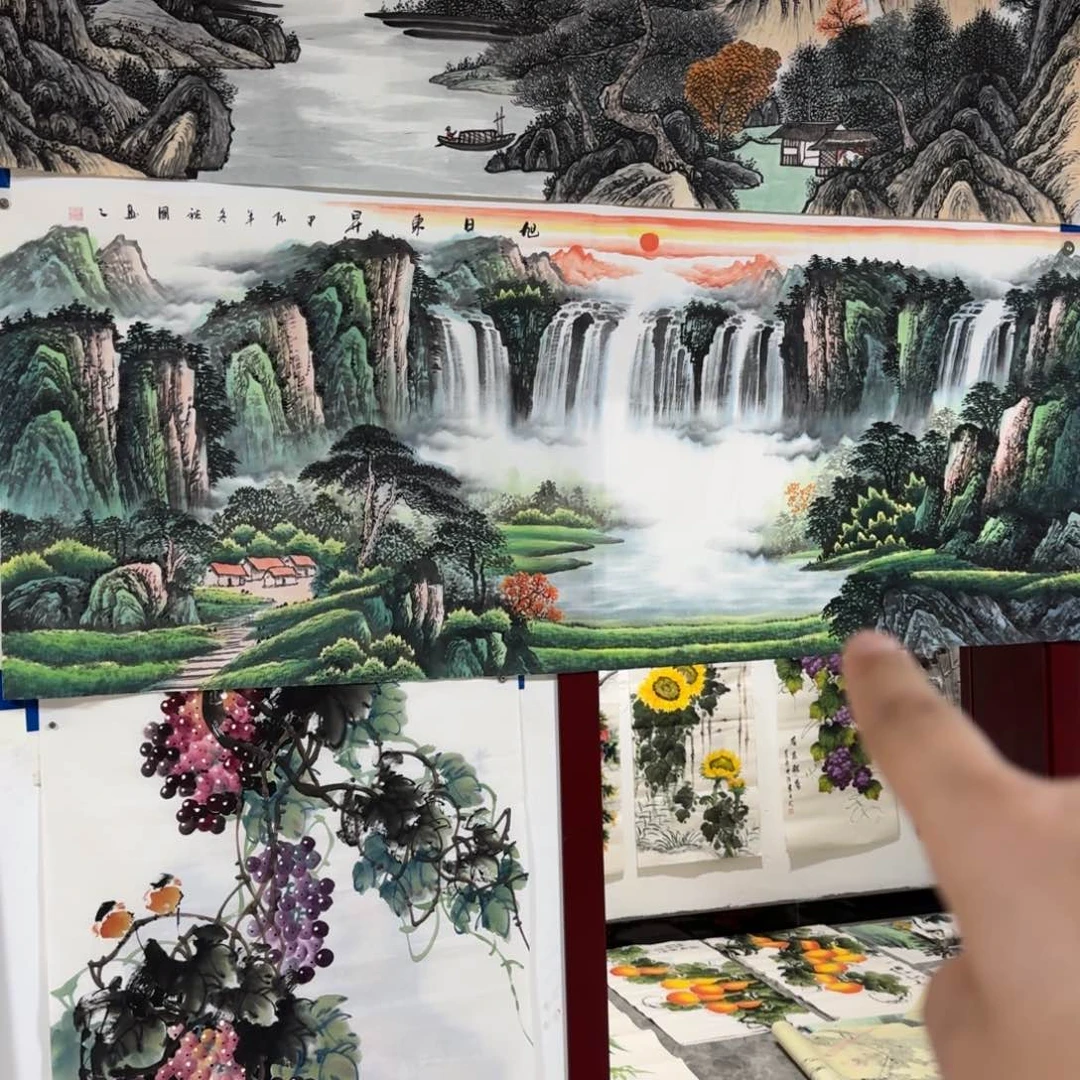 国画晓彤美术馆直播间