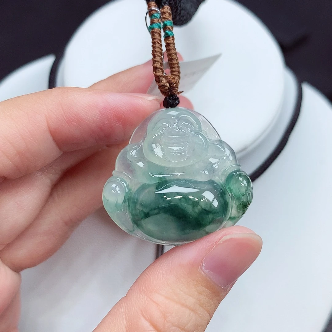 翡翠未镶嵌颈饰翡翠42，28.6/30.8/6.1