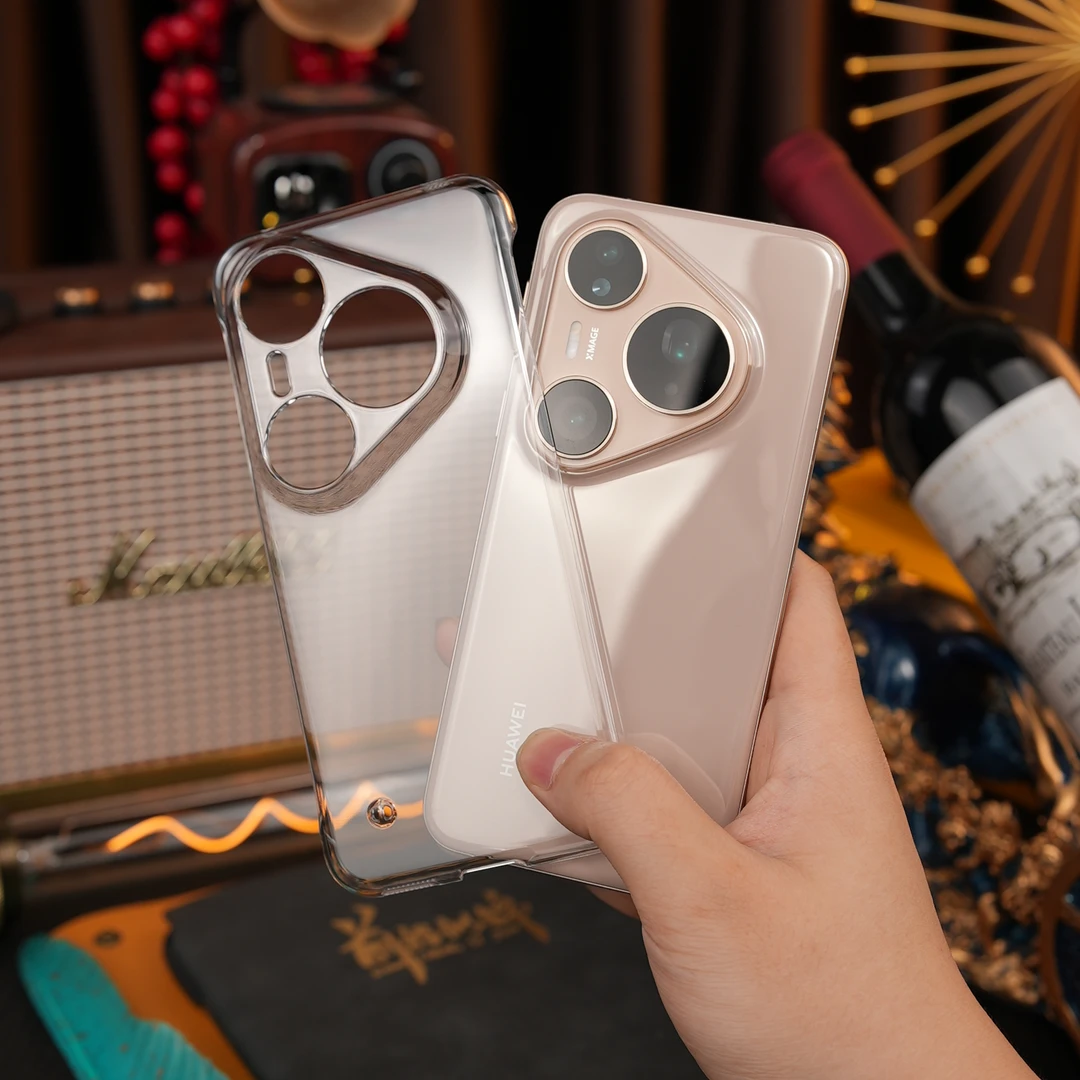 【超薄透明+防指纹手汗】适用于华为Pura80/Pro/+超薄手机壳无边框