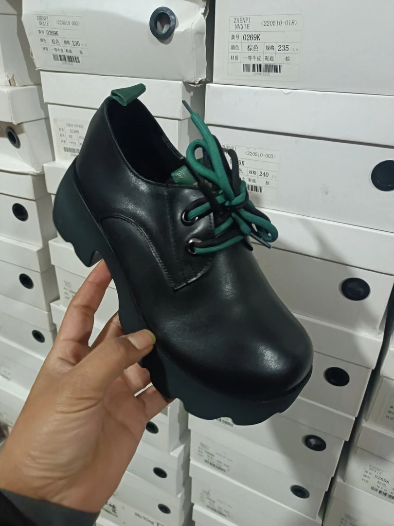 3881头层牛皮复古手工乐福鞋