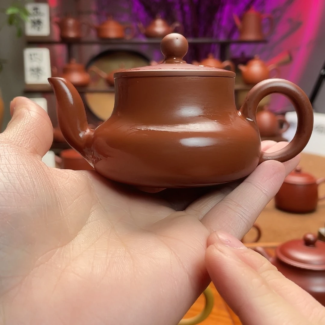 紫砂茶壶I***n老朱泥君德120c