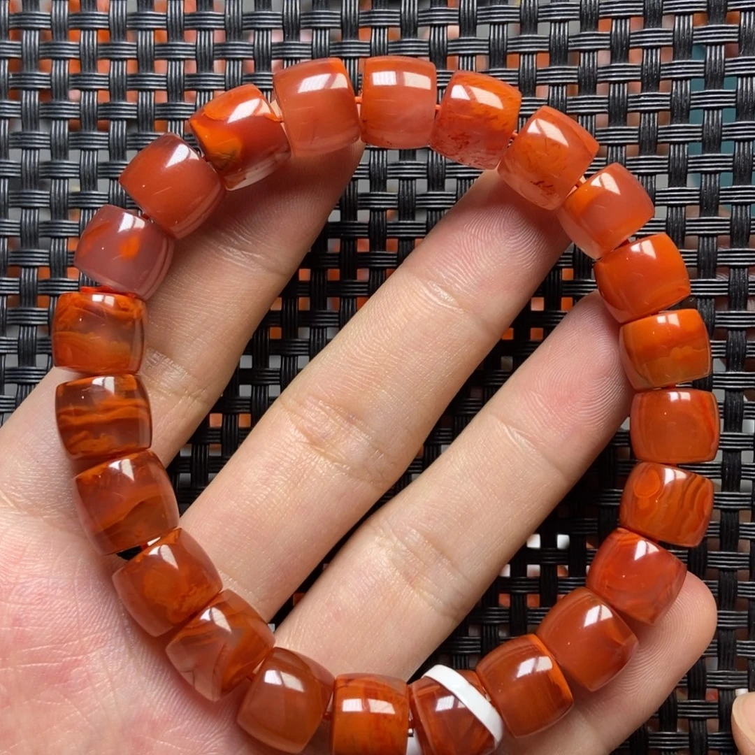 南红玛瑙未镶嵌手串10+’mm