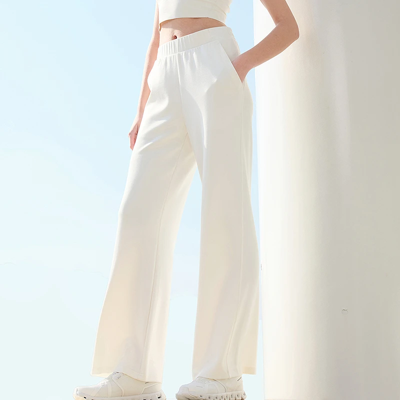 波司登【UPF50+】2025夏季新款高腰防晒裤轻薄透气舒适长裤休闲裤子