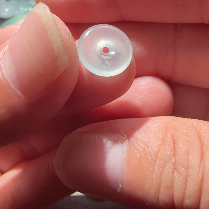 定制翡翠未镶嵌天然翡翠平安扣