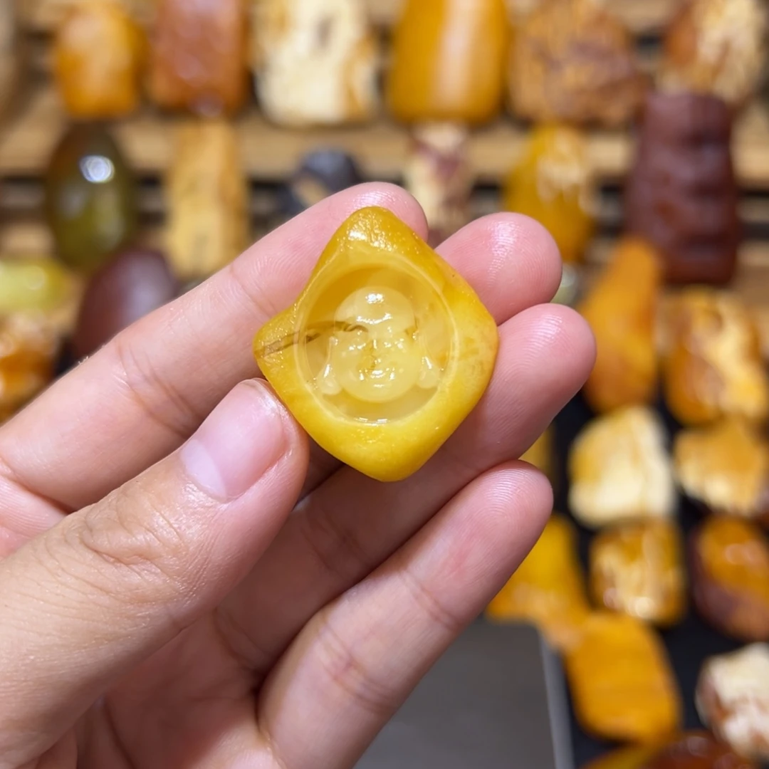 琥珀未镶嵌裸石琥珀蜜蜡