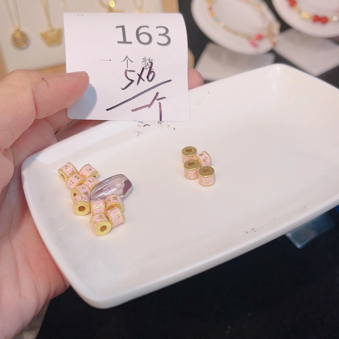 紫晶珠宝半成品银S925镀金镶嵌163