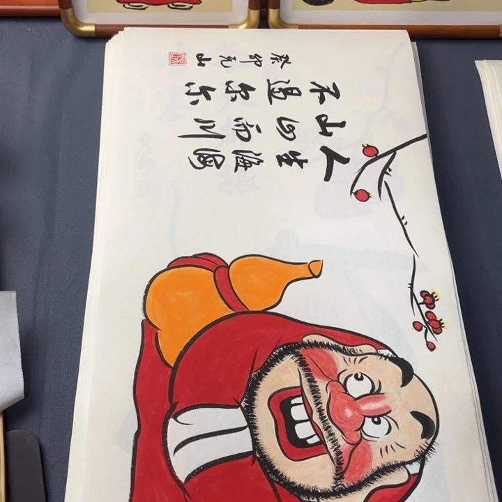 国画禅意画纯手工作品