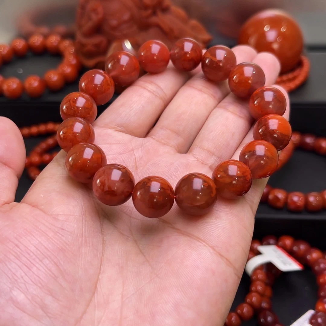 南红玛瑙未镶嵌南红手串