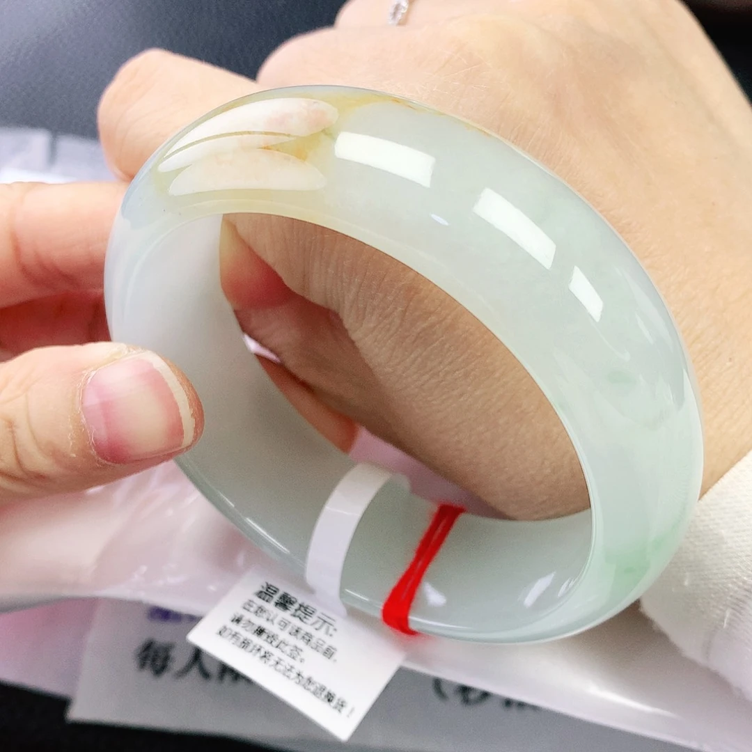 未镶嵌手镯翡翠59+轮胎