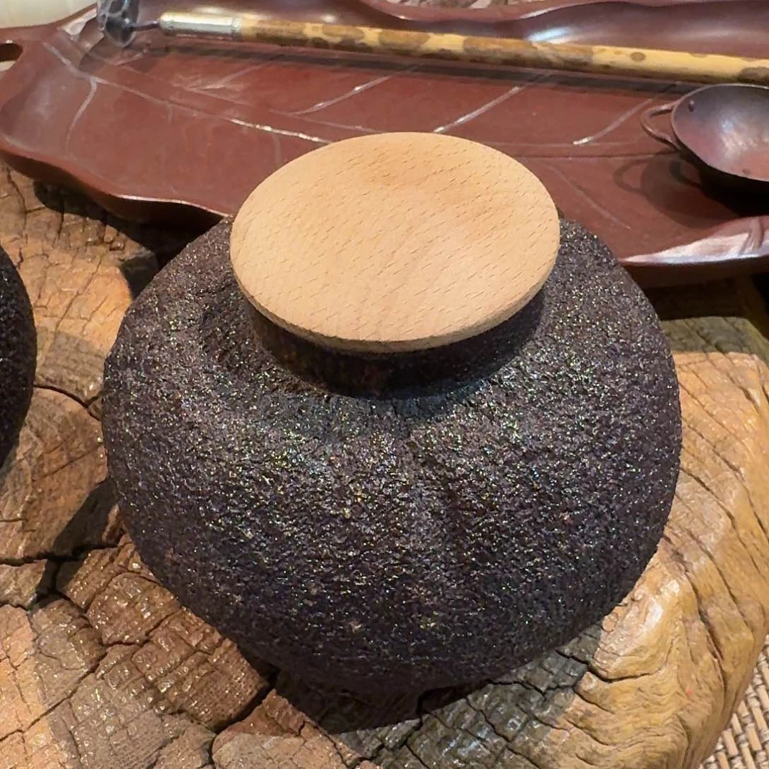 ?*宇福利款大号柚子茶叶罐。