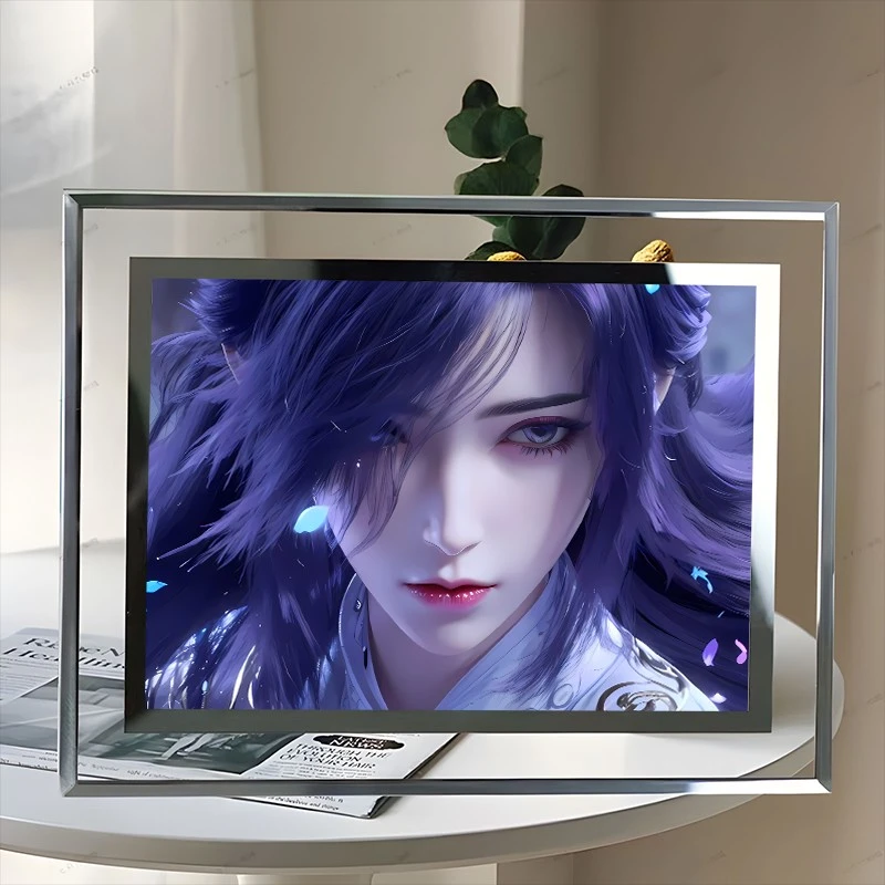完美世界云曦周边天命神女帝后昊曦水晶玻璃相框宿舍书桌装饰摆台