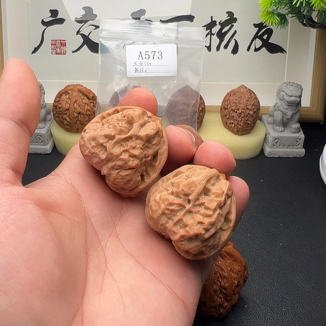 手串/手链核桃A573蛤蟆头39边43肚精修