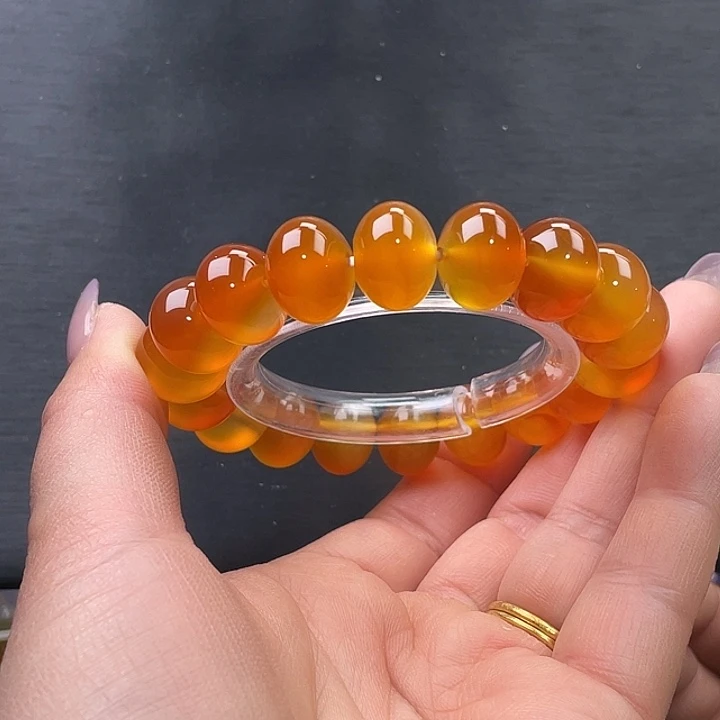 玛瑙/玉髓未镶嵌手镯15/12mm