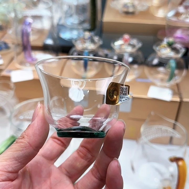 繁**点禾器墨绿色清杯，，，