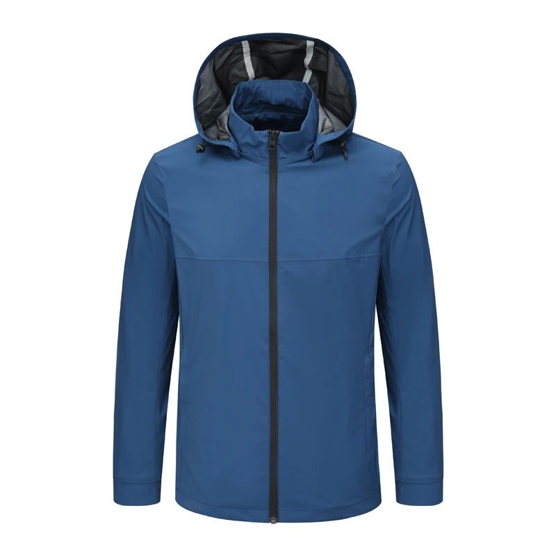 AB647辛春夏薄款男式夹克 拉链连帽舒适休闲外套 时尚都市