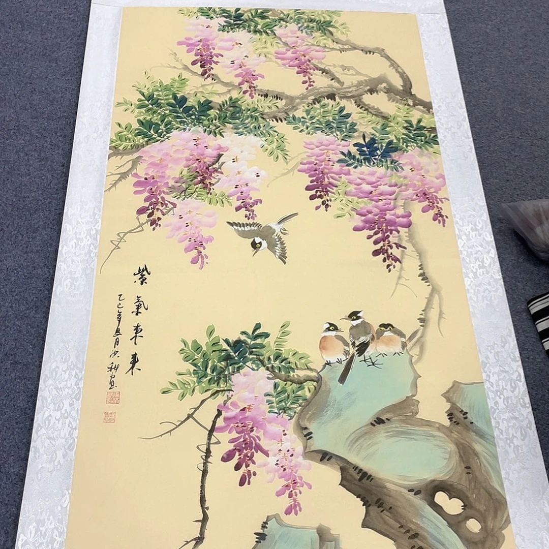 国画作品小姐姐放漏…