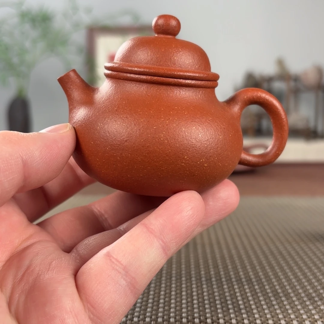 紫砂茶壶黄龙山原矿紫砂壶120