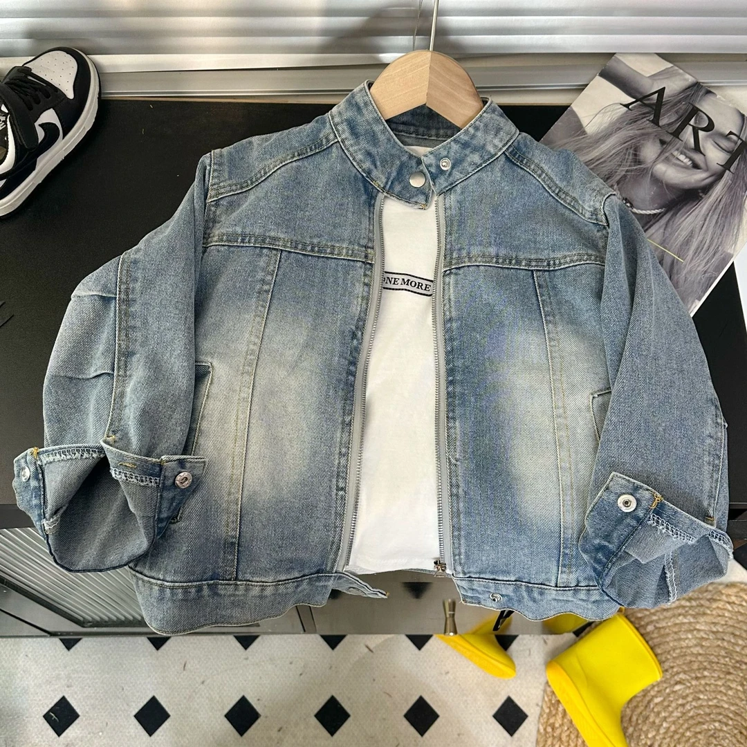 【耀选专属】男童牛仔外套2025新款儿童洋气时髦男女童韩版牛仔外套