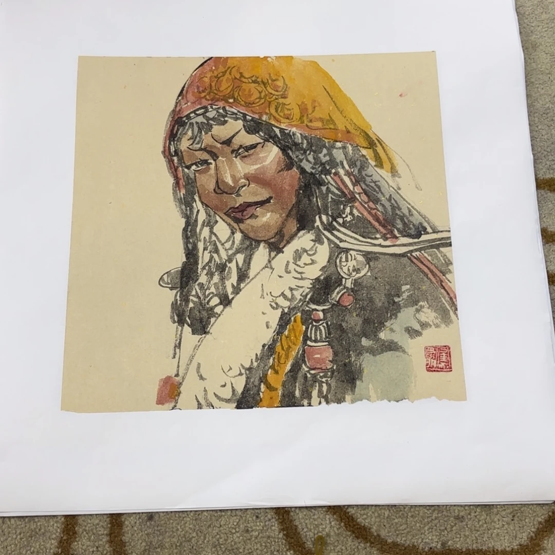 国画国画老师作品刘