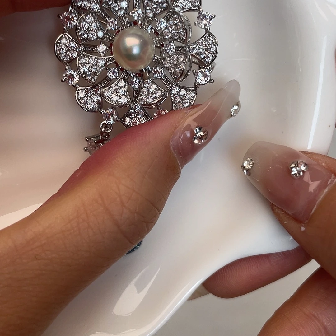 胸针海水珍珠未镶嵌