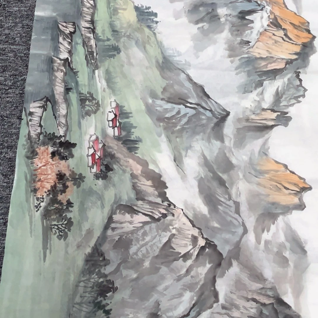 阅***生国画绘画作品多次参加全国