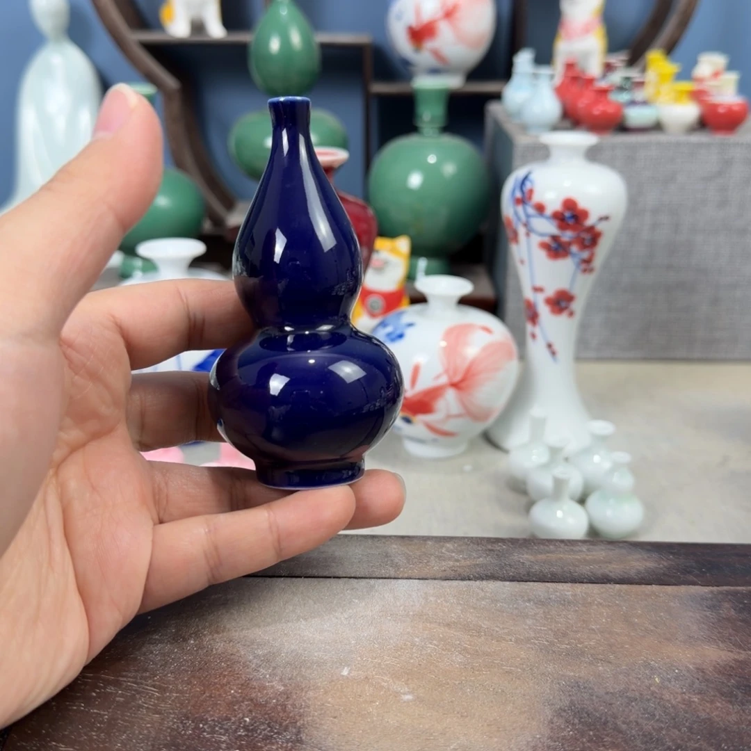 陶瓷手工小花器摆件