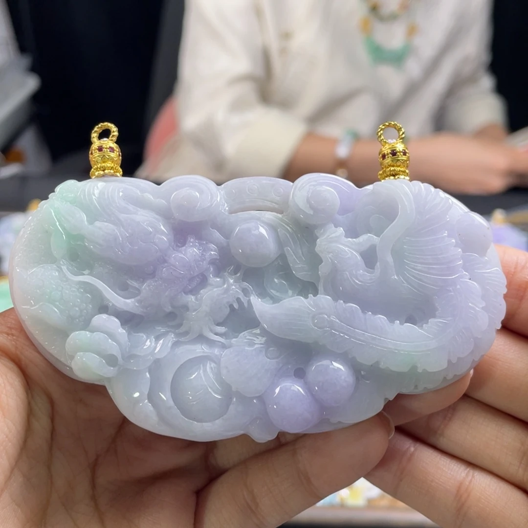 颈饰未镶嵌翡翠代编织