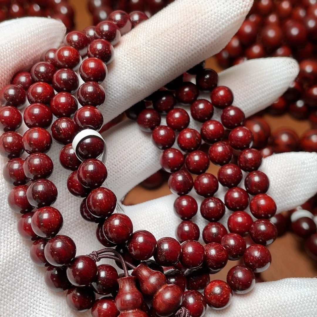 成***腾手串/手链小叶紫檀原生态印度小叶紫檀0.8