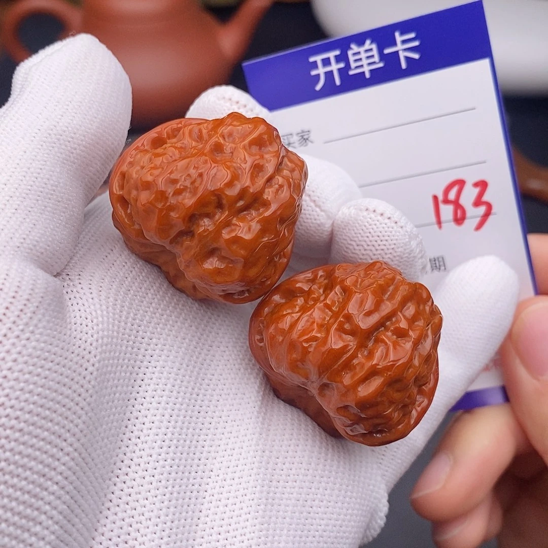 文玩核桃把件35蛤蟆头183