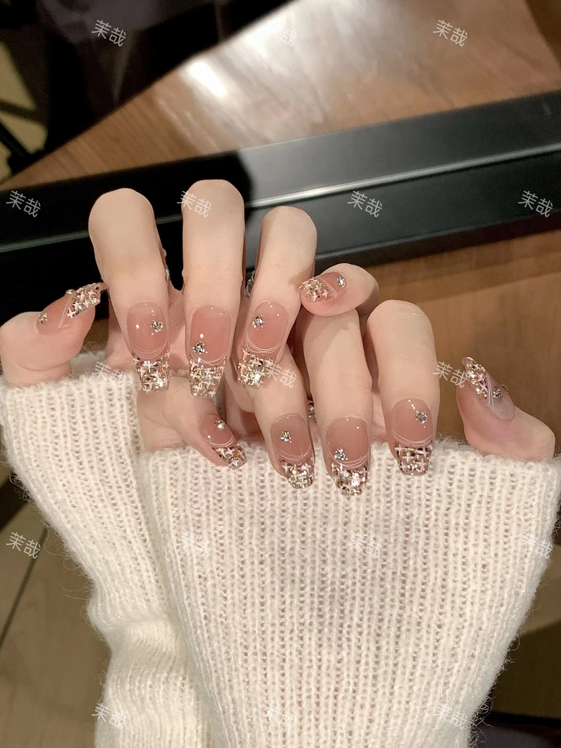 茉哉【小香世家】纯手工定制拆卸穿戴甲A4523y