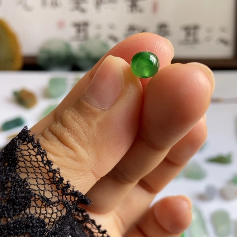 【闪购商品】未镶嵌定制翡翠云*鼓珠