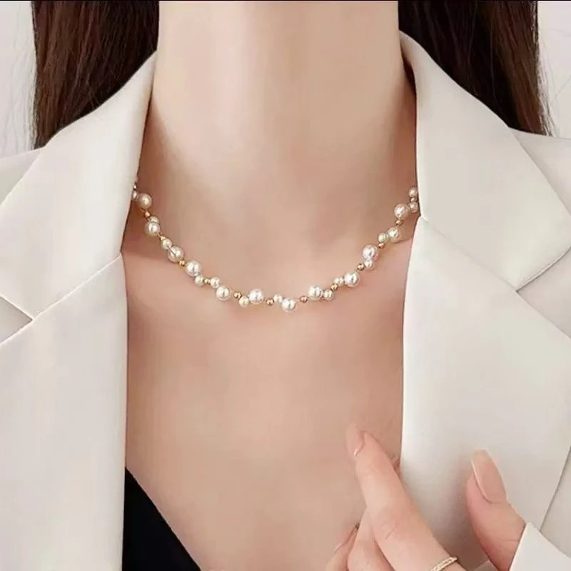 【绍兴龙华】时尚温柔满天星缠绕项链S9065