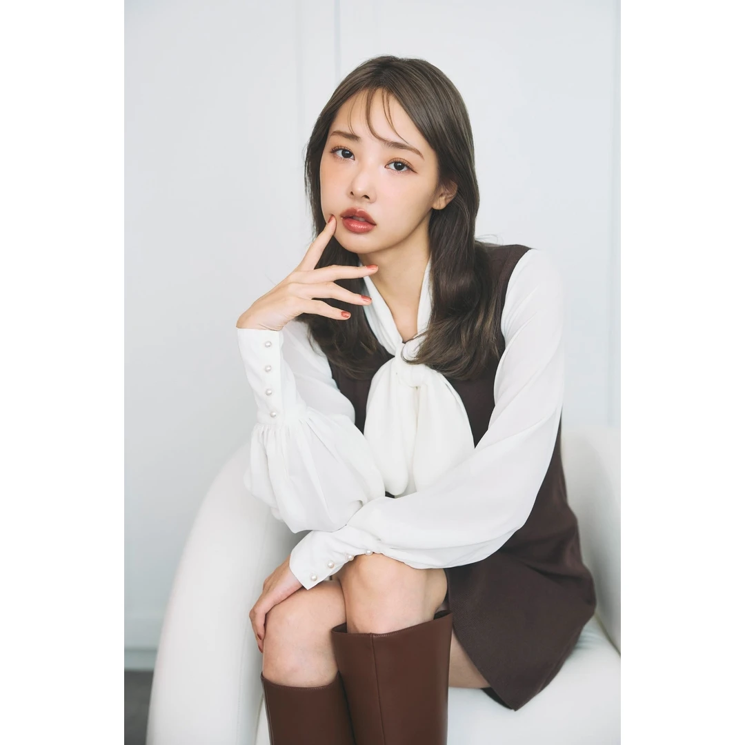 【MonTendre】秋季新款 P 时尚极简风气质松弛感衬衫拼接设计连衣裙