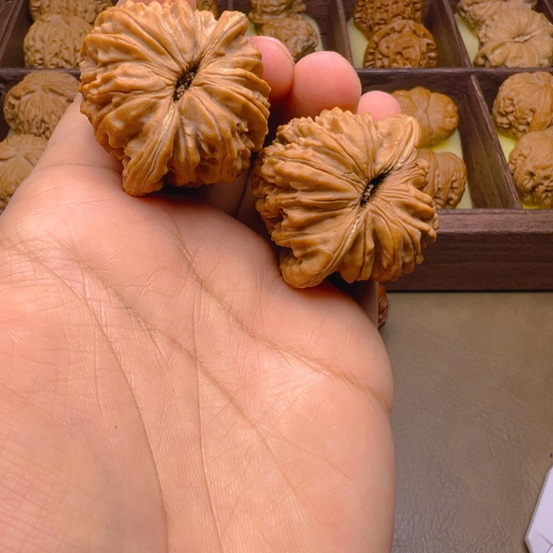 文玩核桃把件41尺平谷四座楼