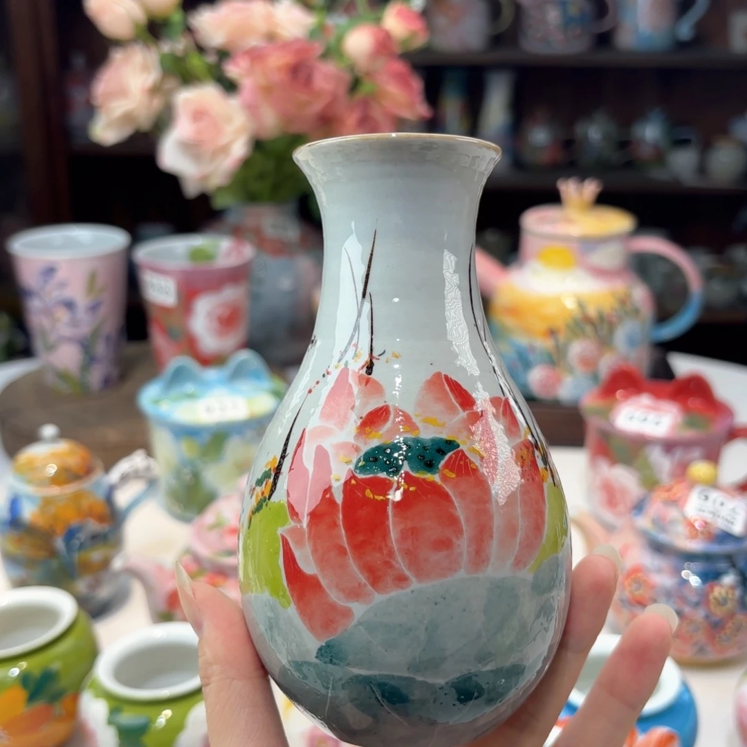 景德镇手绘高温釉下彩陶瓷茶具