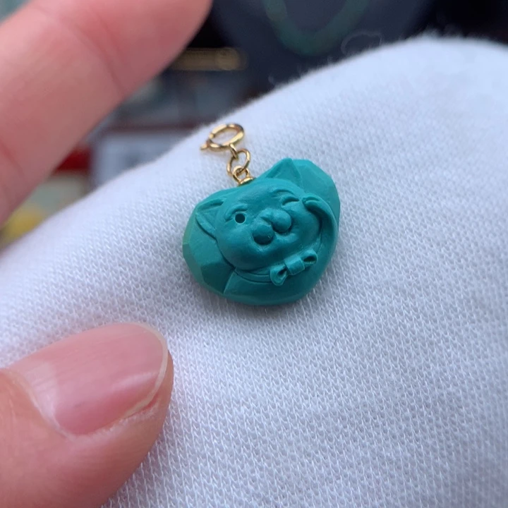 绿松石绿松石配饰18K金镶嵌