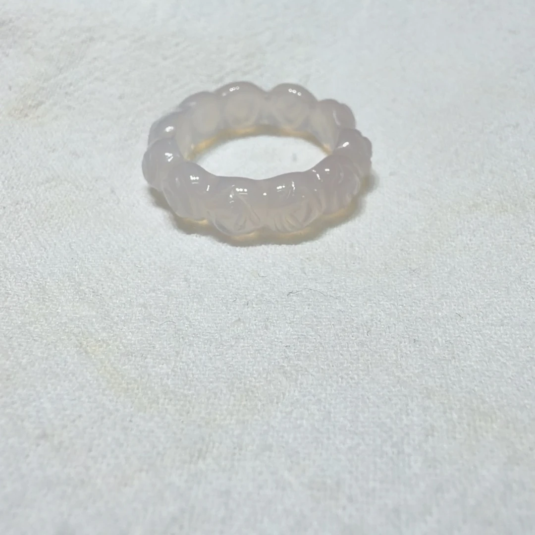 玛瑙/玉髓未镶嵌戒指港17/不退换