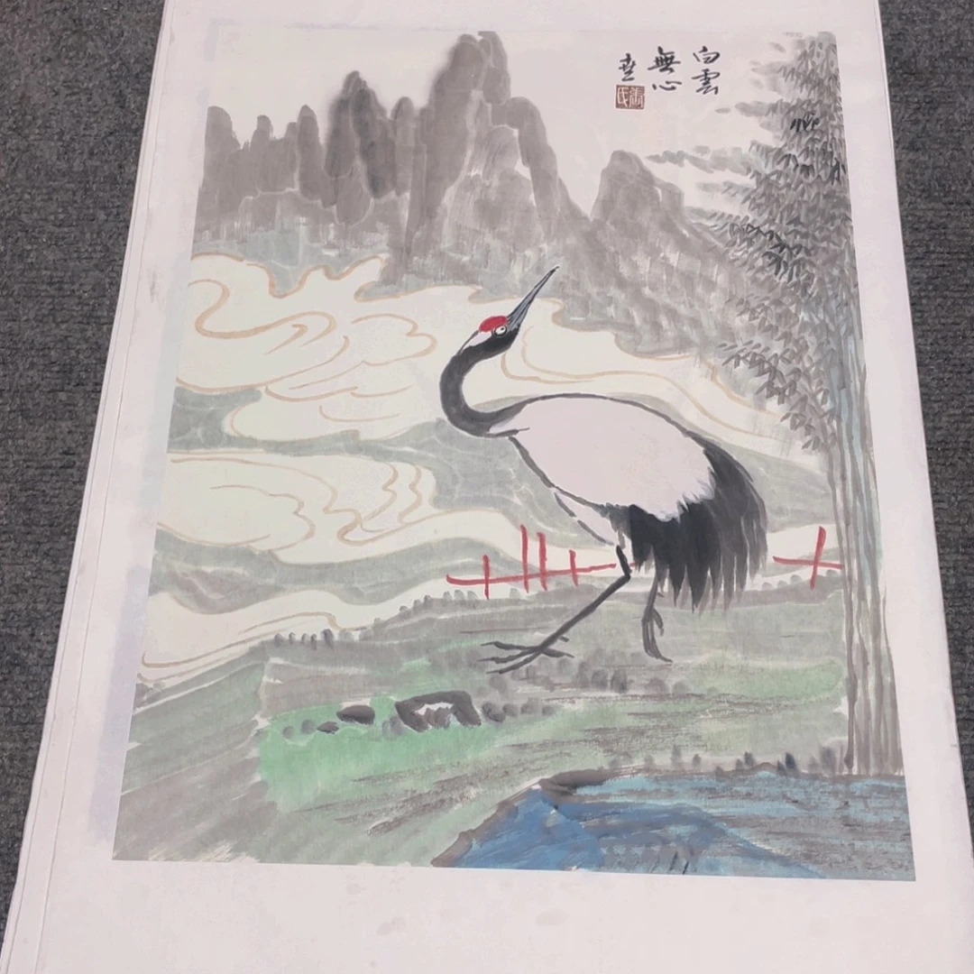 国画1.4平尺纯手绘国画作品