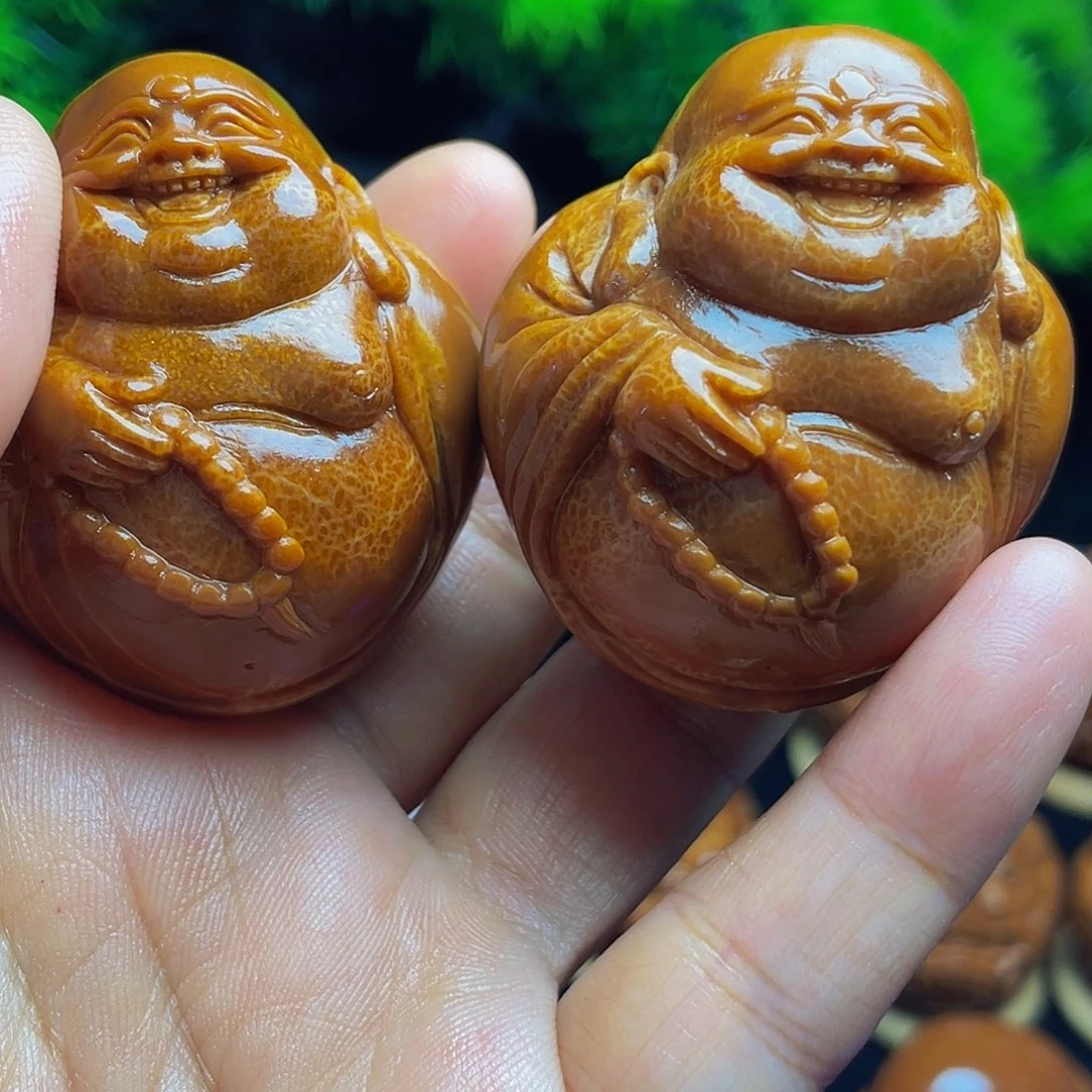 橄榄核手串/手链弥勒佛手球