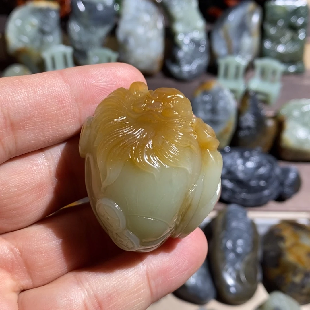 和田玉把件未镶嵌记****本