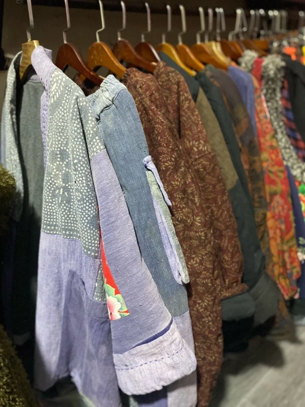 复古棉麻棉衣套装