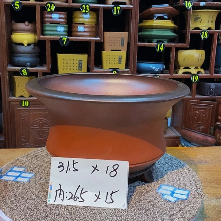 紫砂花盆紫砂花盆