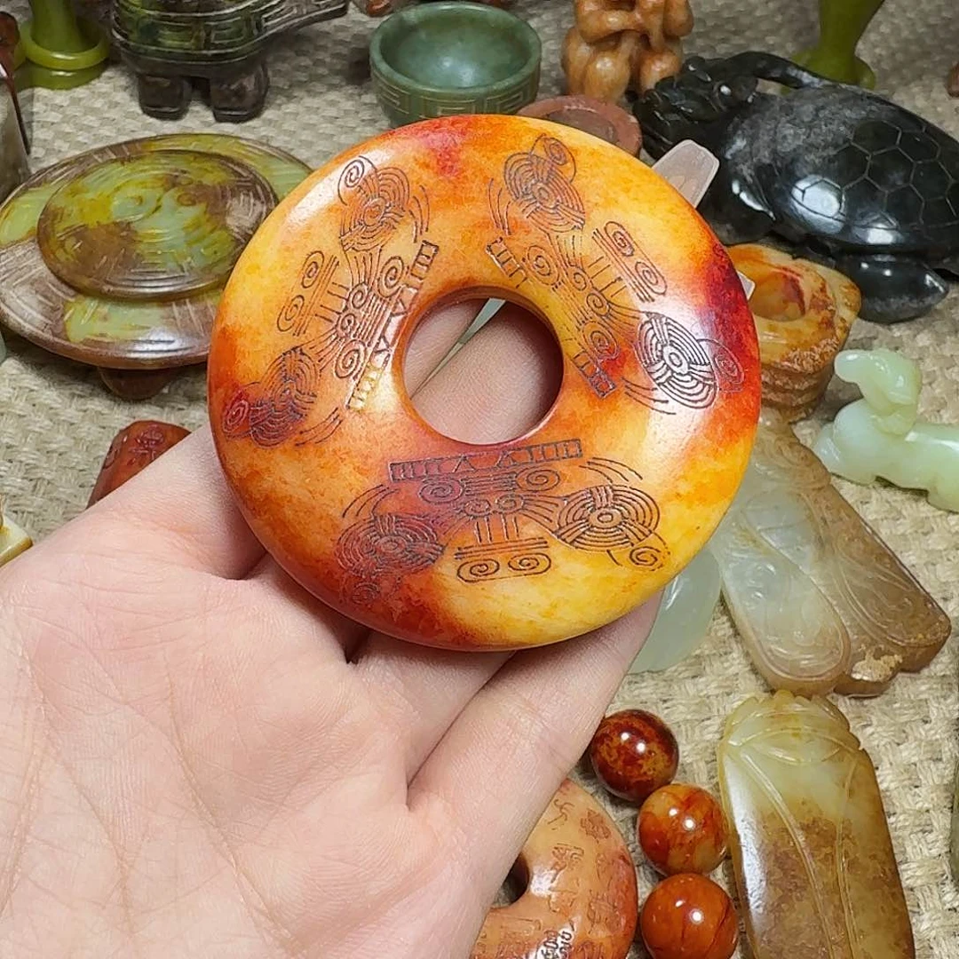 白玉菩提吊坠挂件