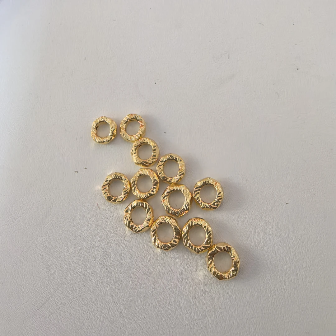 足金卡7圆形盘缠配件可编绳时尚百搭（多样性发其一）