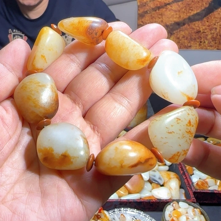 和田玉手链未镶嵌