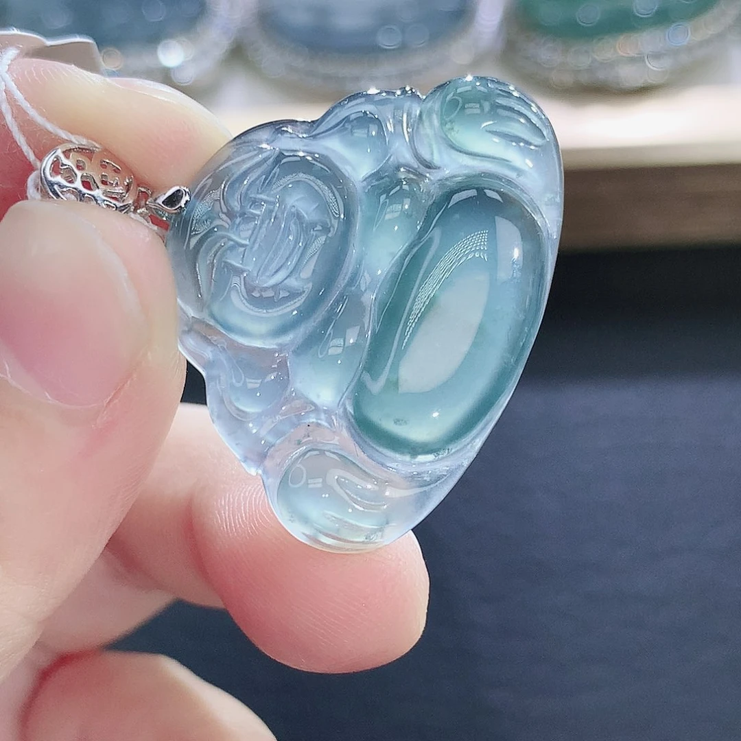 未镶嵌挂件翡翠翡翠