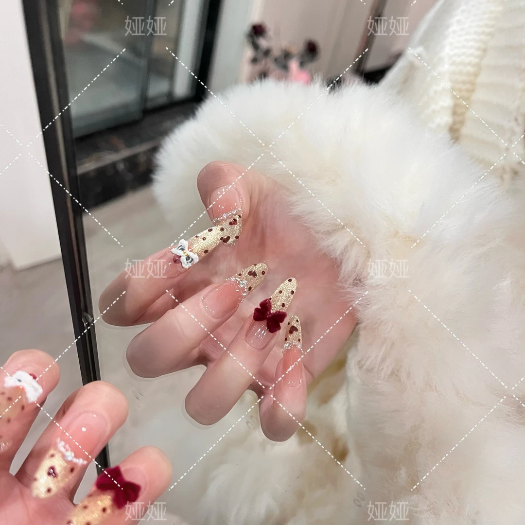 【心悦醒狮】新款高品质纯手工穿戴甲镁钾铁穿戴式光疗猫眼流行显白