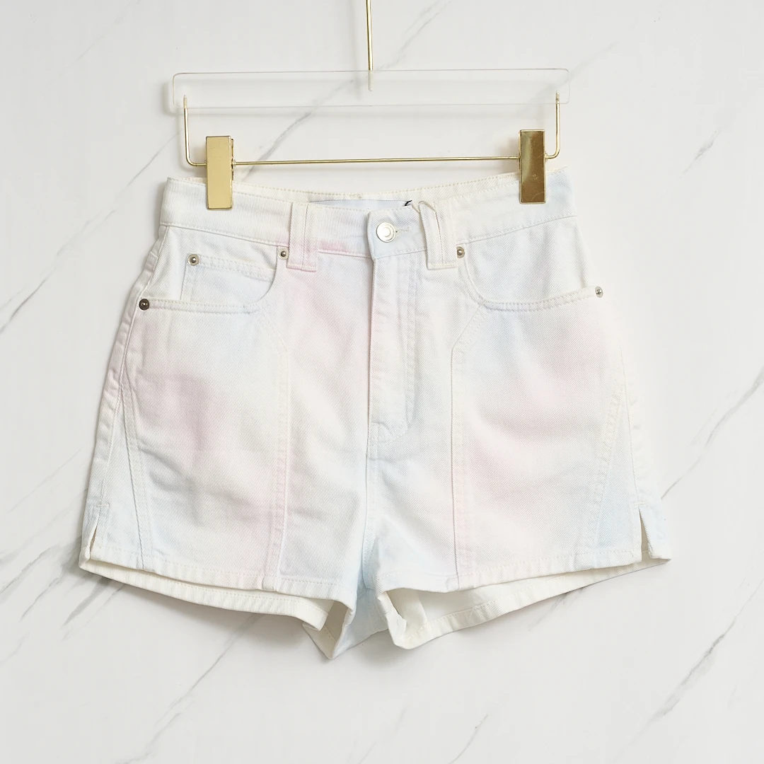 全新未使用IRO女士水染牛仔短裤/IOGP00142